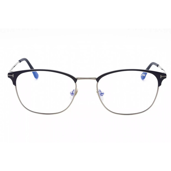 NWT Tom Ford FT5750-B Matte Blue Oval 54mm Eyeglasses
